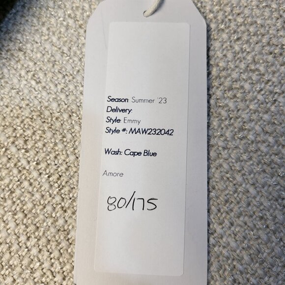 Modern American Women's 26 Flared Denim Jeans Cape Blue Style Emmy NWT MSRP $148 - Picture 5 of 12